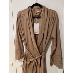 NWT Goumi Sandstone Robe Viscose From Bamboo Organic Cotton XL/XXL Womens